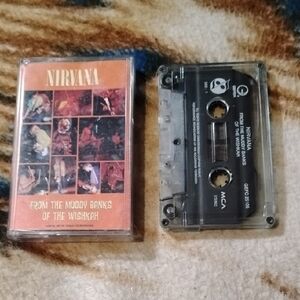 NIRVANA Orange and Black Cassette Tape